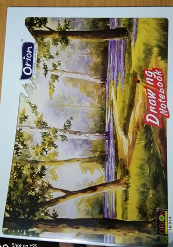 Orion Impressions Big Drawing Book (27.5cm x 34.7cm), 100 GSM Cartidge Paper, 60 Pages, Pack of 1)
